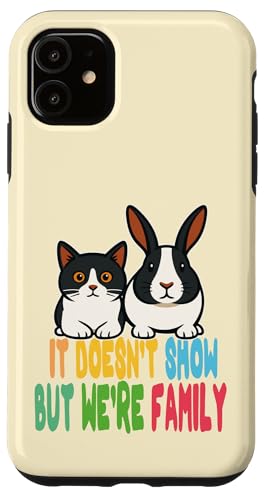 Katze und Hase – anders aber eine echte Familie Hülle für iPhone 11 Katze und Hase – anders aber eine echte Familie Hülle für iPhone 11 von Funny animal kawaii