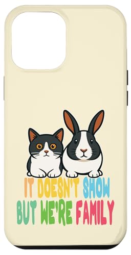 Katze und Hase – anders aber eine echte Familie Hülle für iPhone 12 Pro Max von Funny animal kawaii