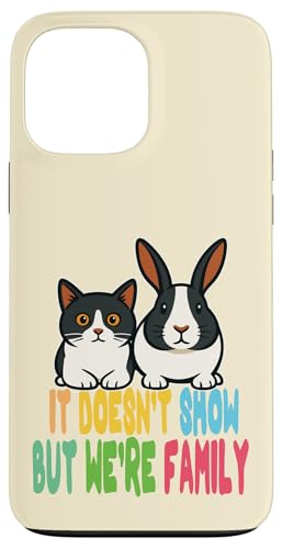 Katze und Hase – anders aber eine echte Familie Hülle für iPhone 13 Pro Max Katze und Hase – anders aber eine echte Familie Hülle für iPhone 13 Pro Max von Funny animal kawaii
