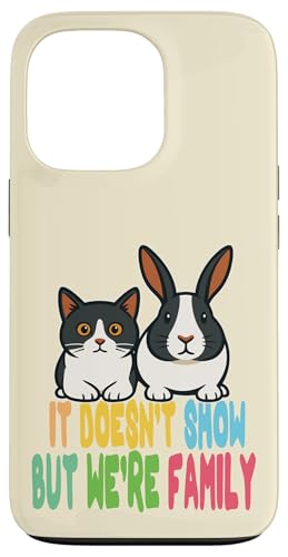 Katze und Hase – anders aber eine echte Familie Hülle für iPhone 13 Pro Katze und Hase – anders aber eine echte Familie Hülle für iPhone 13 Pro von Funny animal kawaii