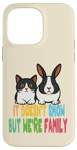 Katze und Hase – anders aber eine echte Familie Hülle für iPhone 14 Pro Max Katze und Hase – anders aber eine echte Familie Hülle für iPhone 14 Pro Max von Funny animal kawaii