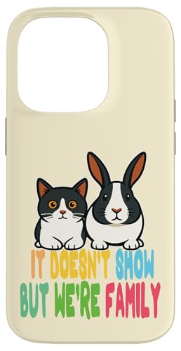 Katze und Hase – anders aber eine echte Familie Hülle für iPhone 14 Pro Katze und Hase – anders aber eine echte Familie Hülle für iPhone 14 Pro von Funny animal kawaii