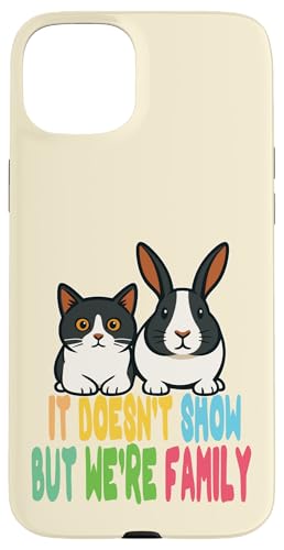 Katze und Hase – anders aber eine echte Familie Hülle für iPhone 15 Plus Katze und Hase – anders aber eine echte Familie Hülle für iPhone 15 Plus von Funny animal kawaii