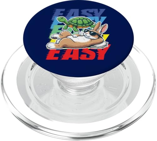 Lustige Tiere – Die Fabel vom Hase und der Schildkröte PopSockets PopGrip für MagSafe Lustige Tiere – Die Fabel vom Hase und der Schildkröte PopSockets PopGrip für MagSafe von Funny animal kawaii