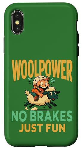 Lustiges Kind und Schaf – Tiere Humor Rigolade garantiert Hülle für iPhone X/XS Lustiges Kind und Schaf – Tiere Humor Rigolade garantiert Hülle für iPhone X/XS von Funny animal kawaii