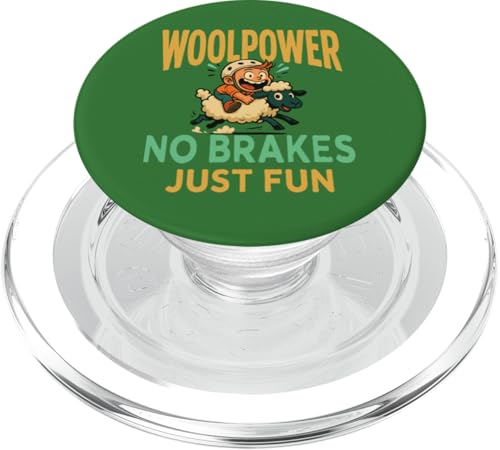 Lustiges Kind und Schaf – Tiere Humor Rigolade garantiert PopSockets PopGrip für MagSafe von Funny animal kawaii