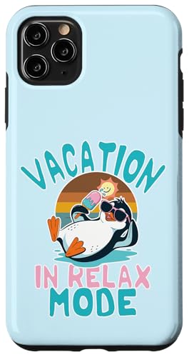 Pinguin – Urlaub im Strand-Modus Eis und Sonne Hülle für iPhone 11 Pro Max Pinguin – Urlaub im Strand-Modus Eis und Sonne Hülle für iPhone 11 Pro Max von Funny animal kawaii