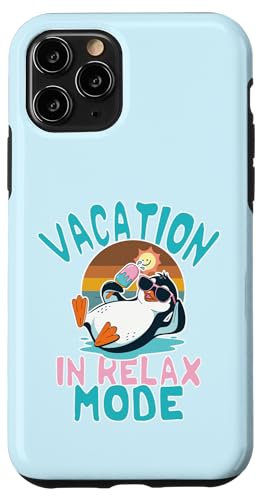 Pinguin – Urlaub im Strand-Modus Eis und Sonne Hülle für iPhone 11 Pro Pinguin – Urlaub im Strand-Modus Eis und Sonne Hülle für iPhone 11 Pro von Funny animal kawaii