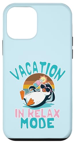 Pinguin – Urlaub im Strand-Modus Eis und Sonne Hülle für iPhone 12 mini von Funny animal kawaii