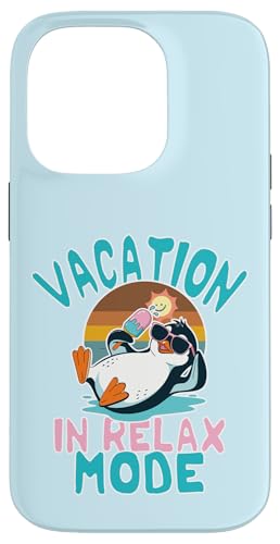 Pinguin – Urlaub im Strand-Modus Eis und Sonne Hülle für iPhone 14 Pro Pinguin – Urlaub im Strand-Modus Eis und Sonne Hülle für iPhone 14 Pro von Funny animal kawaii