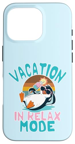 Pinguin – Urlaub im Strand-Modus Eis und Sonne Hülle für iPhone 16 Pro Pinguin – Urlaub im Strand-Modus Eis und Sonne Hülle für iPhone 16 Pro von Funny animal kawaii