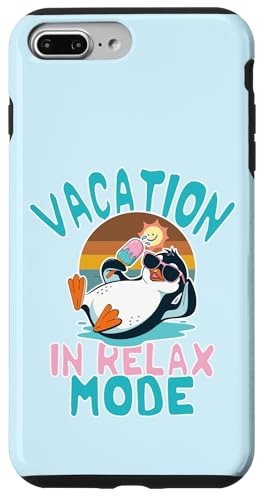 Pinguin – Urlaub im Strand-Modus Eis und Sonne Hülle für iPhone 7 Plus/8 Plus Pinguin – Urlaub im Strand-Modus Eis und Sonne Hülle für iPhone 7 Plus/8 Plus von Funny animal kawaii