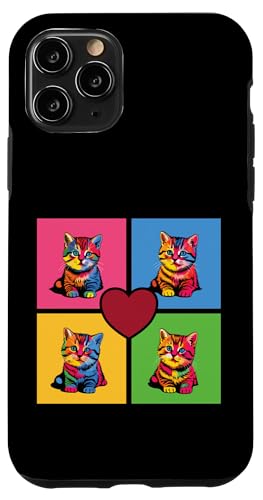 Pop Art Katzen - farbenfrohes Design für Katzenliebhaber Hülle für iPhone 11 Pro Pop Art Katzen - farbenfrohes Design für Katzenliebhaber Hülle für iPhone 11 Pro von Funny animal kawaii
