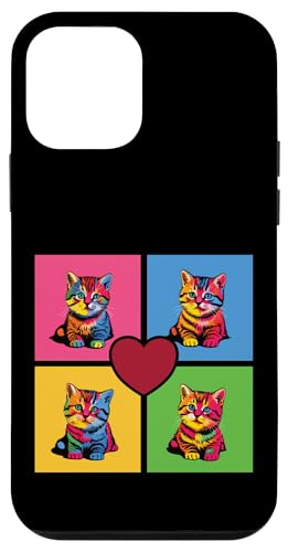 Pop Art Katzen - farbenfrohes Design für Katzenliebhaber Hülle für iPhone 12 mini Pop Art Katzen - farbenfrohes Design für Katzenliebhaber Hülle für iPhone 12 mini von Funny animal kawaii