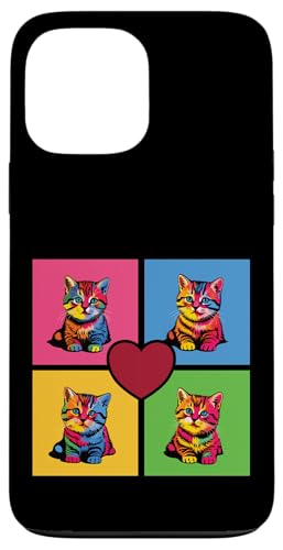 Pop Art Katzen - farbenfrohes Design für Katzenliebhaber Hülle für iPhone 13 Pro Max Pop Art Katzen - farbenfrohes Design für Katzenliebhaber Hülle für iPhone 13 Pro Max von Funny animal kawaii