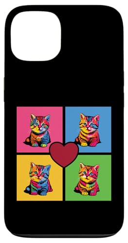 Pop Art Katzen - farbenfrohes Design für Katzenliebhaber Hülle für iPhone 13 Pop Art Katzen - farbenfrohes Design für Katzenliebhaber Hülle für iPhone 13 von Funny animal kawaii