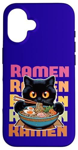 Ramen Verliebte Katze – Japanische Nudeln Tier Kawaii Hülle für iPhone 16 Ramen Verliebte Katze – Japanische Nudeln Tier Kawaii Hülle für iPhone 16 von Funny animal kawaii