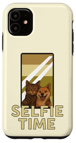 Selfie Time – Duo Lustige Katze Hund Tiere Unzertrennliche Hülle für iPhone 11 Selfie Time – Duo Lustige Katze Hund Tiere Unzertrennliche Hülle für iPhone 11 von Funny animal kawaii
