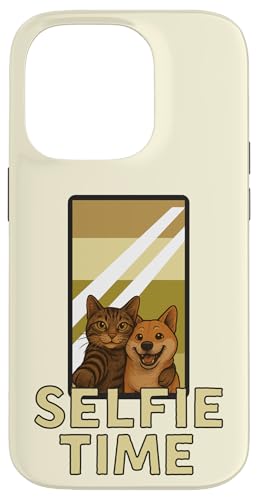 Selfie Time – Duo Lustige Katze Hund Tiere Unzertrennliche Hülle für iPhone 14 Pro Selfie Time – Duo Lustige Katze Hund Tiere Unzertrennliche Hülle für iPhone 14 Pro von Funny animal kawaii
