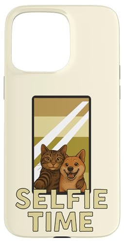 Selfie Time – Duo Lustige Katze Hund Tiere Unzertrennliche Hülle für iPhone 15 Pro Max Selfie Time – Duo Lustige Katze Hund Tiere Unzertrennliche Hülle für iPhone 15 Pro Max von Funny animal kawaii