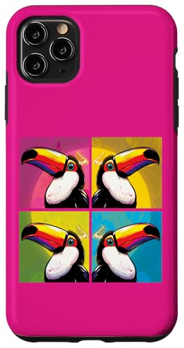 Toucan Pop Art Exotischer Vogel bunt Hülle für iPhone 11 Pro Max Toucan Pop Art Exotischer Vogel bunt Hülle für iPhone 11 Pro Max von Funny animal kawaii