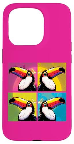 Toucan Pop Art Exotischer Vogel bunt Hülle für iPhone 15 Pro Toucan Pop Art Exotischer Vogel bunt Hülle für iPhone 15 Pro von Funny animal kawaii
