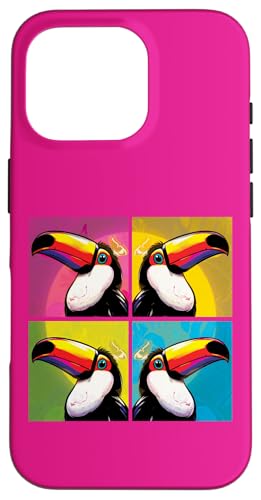 Toucan Pop Art Exotischer Vogel bunt Hülle für iPhone 16 Pro Toucan Pop Art Exotischer Vogel bunt Hülle für iPhone 16 Pro von Funny animal kawaii