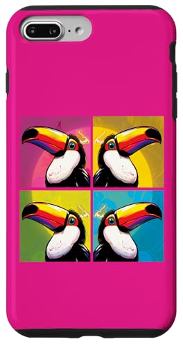 Toucan Pop Art Exotischer Vogel bunt Hülle für iPhone 7 Plus/8 Plus Toucan Pop Art Exotischer Vogel bunt Hülle für iPhone 7 Plus/8 Plus von Funny animal kawaii