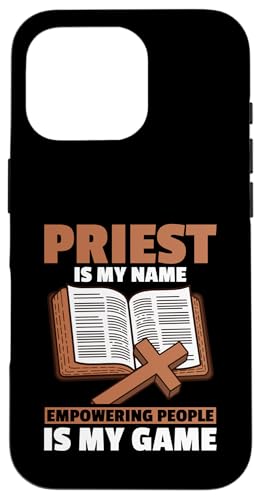 Katholischer Priester Hülle für iPhone 16 Pro Katholischer Priester Hülle für iPhone 16 Pro von Funny catholic gifts for a priest