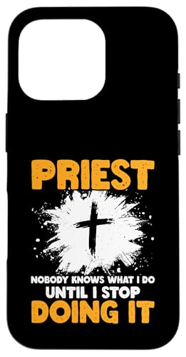 Katholischer Priester Hülle für iPhone 16 Pro Katholischer Priester Hülle für iPhone 16 Pro von Funny catholic gifts for a priest