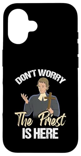 Katholischer Priester Hülle für iPhone 16 Katholischer Priester Hülle für iPhone 16 von Funny catholic gifts for a priest