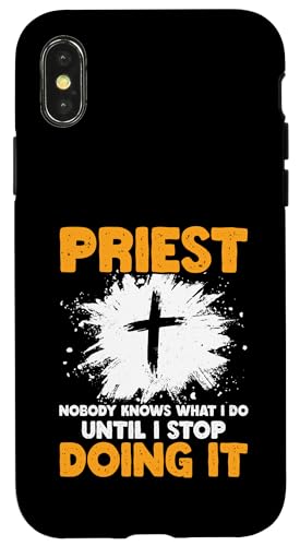 Katholischer Priester Hülle für iPhone X/XS Katholischer Priester Hülle für iPhone X/XS von Funny catholic gifts for a priest