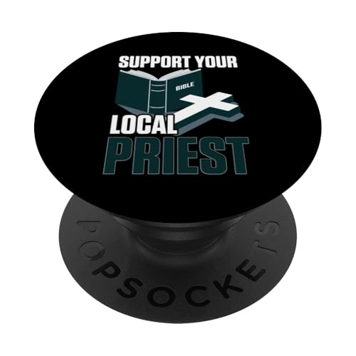 Katholischer Priester PopSockets Klebender PopGrip Katholischer Priester PopSockets Klebender PopGrip von Funny catholic gifts for a priest
