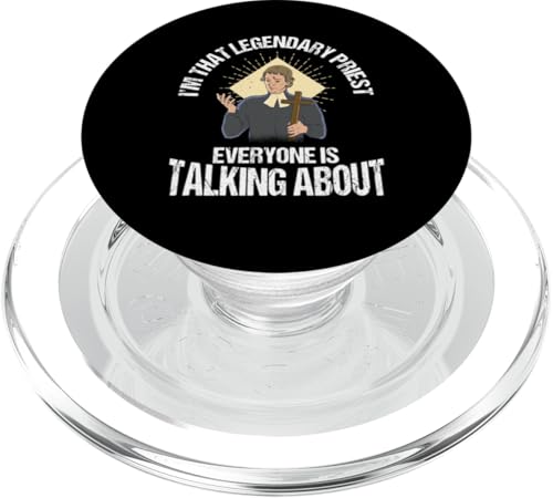 Katholischer Priester PopSockets PopGrip für MagSafe von Funny catholic gifts for a priest
