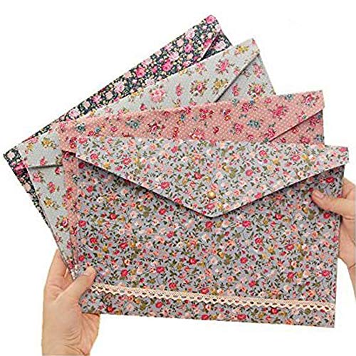 funnylive 4 PCS; Individuelle Filz A4 Größe Floral Muster Dokument Ordner mit Snap Button Büro Dokument Medaille Stationery Lagerung Organizer funnylive 4 PCS; Individuelle Filz A4 Größe Floral Muster Dokument Ordner mit Snap Button Büro Dokument Medaille Stationery Lagerung Organizer von Funny live
