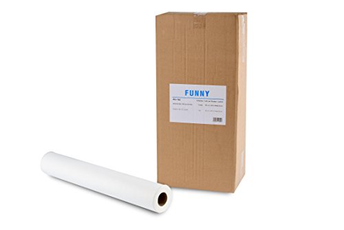 Funny Abdeckrollen aus Zellstoff mit PE Beschichtung 1-lagig, hochweiss, 60 cm, 1er Pack (1 x 6 Stück) von Funny