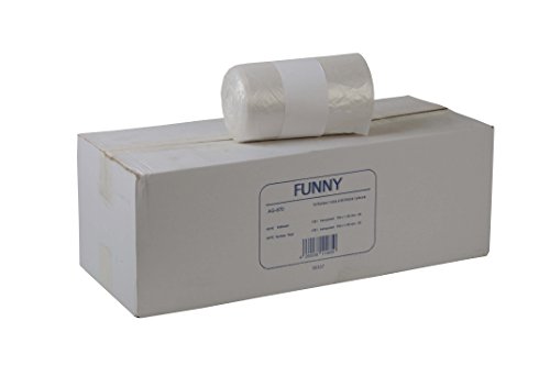 Funny HDPE Müllsäcke, transp, gerollt, 120 l, Typ 20, 1er Pack (1 x 500 Stück) von Funny