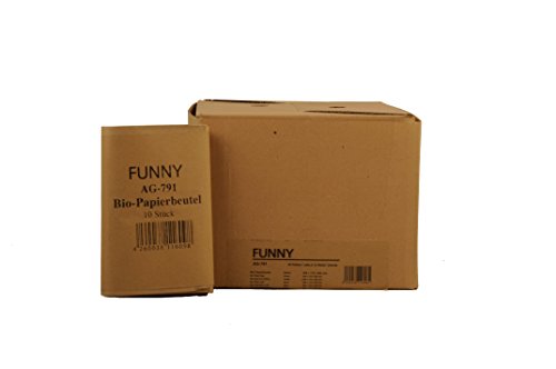 Funny Semy Bio-Papierbeutel, circa 10 l, 1er Pack (1 x 300 Stück), braun von Funny