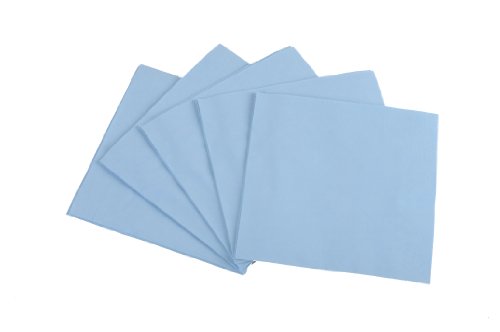 Funny Zelltuchservietten | 33 x 33 cm, 1/4 Falz, 3-lagig, hellblau|4er Pack (4 x 250 Stück) von Funny