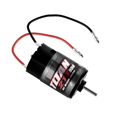 RC Motor Brushed, 550 Bürstenmotor Metall Hochpräziser Geräuscharmer Motor Passend für 1/10 RC Modellauto das TRX 4 RC Fahrzeugmodell 21T von Funnytek