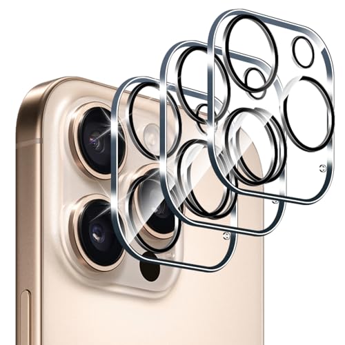 Funrae 3 Stück Kameraschutz Schutzfolie für iPhone 16 Pro Max / 16 Pro / 14 Pro Max für Panzerglas Kamera, Ultra-Klar 9H Härte Kratzerfest Kamera Schutz Glas, Kompatibel mit Handyhülle Linse Folie Funrae 3 Stück Kameraschutz Schutzfolie für iPhone 16 Pro Max / 16 Pro / 14 Pro Max für Panzerglas Kamera, Ultra-Klar 9H Härte Kratzerfest Kamera Schutz Glas, Kompatibel mit Handyhülle Linse Folie von Funrae