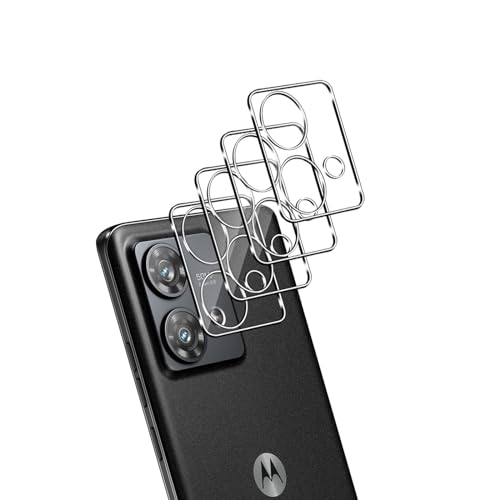 Funrae 4 Stück Kameraschutz Kompatibel mit Motorola Moto Edge 40 Neo 5G für Panzerglas, 9H Härte Kratzfest 3D Kamera Protector, HD Transparent Kamera Schutzfolie Kamera Schutz Panzerfolie von Funrae