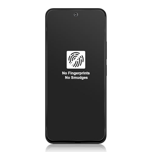 Funrae Full Screen Matt Schutzfolie für Xiaomi Redmi 13 4G / Xiaomi Poco M6 4G für Panzerglas [2 Stück], Anti-Fingerabdruck, Blendschutz, Kratzfest, 9H Härte Matte Panzer Schutz Glas Displayschutz von Funrae