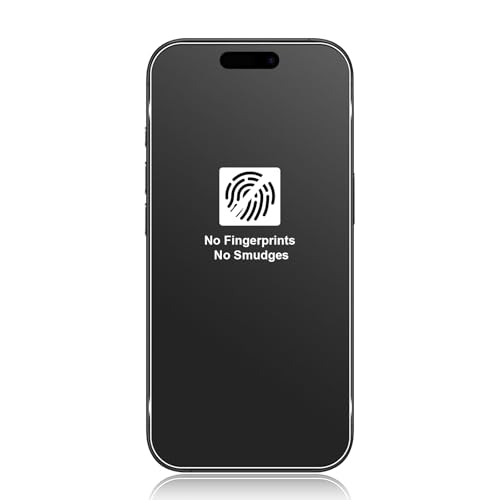 Funrae Full Screen Matt Schutzfolie für iPhone 16 Pro Max für Panzerglas [2 Stück], Anti-Fingerabdruck, Blendschutz, Kratzfest, 9H Härte Matte Panzer Schutz Glas Displayschutz von Funrae