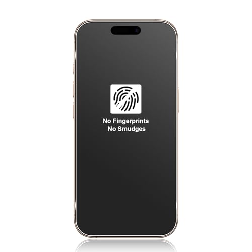 Funrae Full Screen Matt Schutzfolie für iPhone 16 Pro für Panzerglas [2 Stück], Anti-Fingerabdruck, Blendschutz, Kratzfest, 9H Härte Matte Panzer Schutz Glas Displayschutz von Funrae