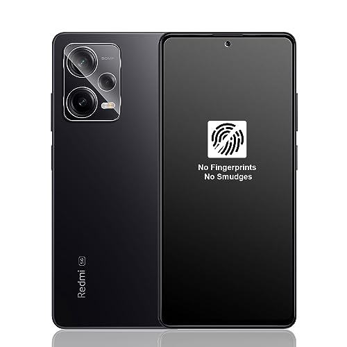 Funrae Matt Panzer Schutz Glas für Xiaomi Redmi Note 12 Pro 5G für Panzerglas,Anti-Fingerabdruck Matte Schutzfolie + Kameraschutz [2+2 Stück],9H Härte Schutzglas,Blendschutz Displayschutzfolie von Funrae