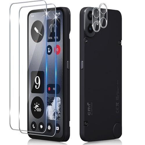 Funrae Schutzfolie für Nothing CMF Phone 1 für Panzerglas mit Kameraschutz, 2 PCS 0.33MM 9H Härte Folie und 2 PCS Ultra-Klar Kamera Schutz, Anti-Kratzen Displayschutz HD Schutzglas Funrae Schutzfolie für Nothing CMF Phone 1 für Panzerglas mit Kameraschutz, 2 PCS 0.33MM 9H Härte Folie und 2 PCS Ultra-Klar Kamera Schutz, Anti-Kratzen Displayschutz HD Schutzglas von Funrae