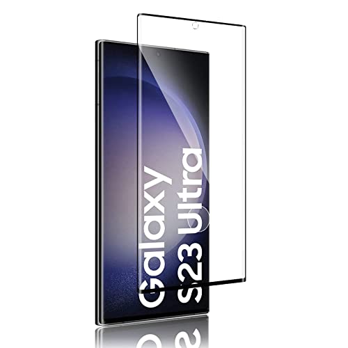 Funrae Schutzfolie für Panzerfolie für Samsung Galaxy S23 Ultra 5G, 3D Displayschutzfolie [9H-Härte] [Kratzfest] Blasenfrei Schutzglas für Samsung Galaxy S23 Ultra - Transparent von Funrae