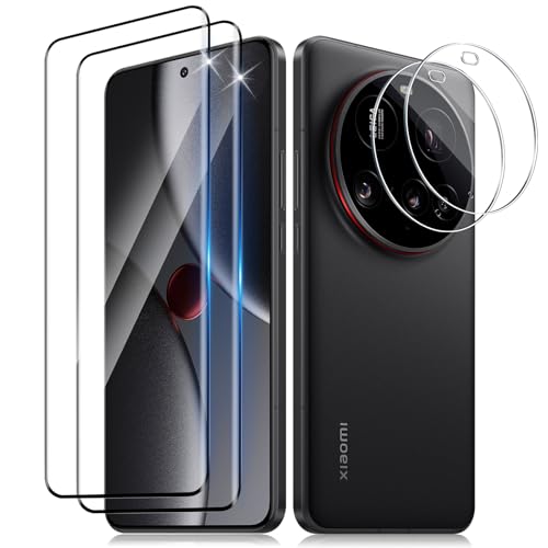 Funrae Schutzfolie für Xiaomi Mi 15 Ultra 5G für Panzerglas, 2 PCS 9H Härte 3D Full Screen Panzerfolie und 2 PCS HD Kameraschutz, 0.33mm Anti-Kratzen Displayschutz, Anti-Bläschen Folie Schutzglas Funrae Schutzfolie für Xiaomi Mi 15 Ultra 5G für Panzerglas, 2 PCS 9H Härte 3D Full Screen Panzerfolie und 2 PCS HD Kameraschutz, 0.33mm Anti-Kratzen Displayschutz, Anti-Bläschen Folie Schutzglas von Funrae