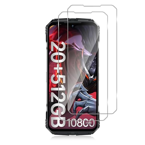Funrae Schutzfolie kompatibel mit DOOGEE S118 für Panzerglas, [2 Stück] 9H Härte Displayschutzfolie, 0.33mm Ultra-Klar Folie, Anti-Kratzen Schutzglas, Anti-Bläschen Folie - Transparent von Funrae